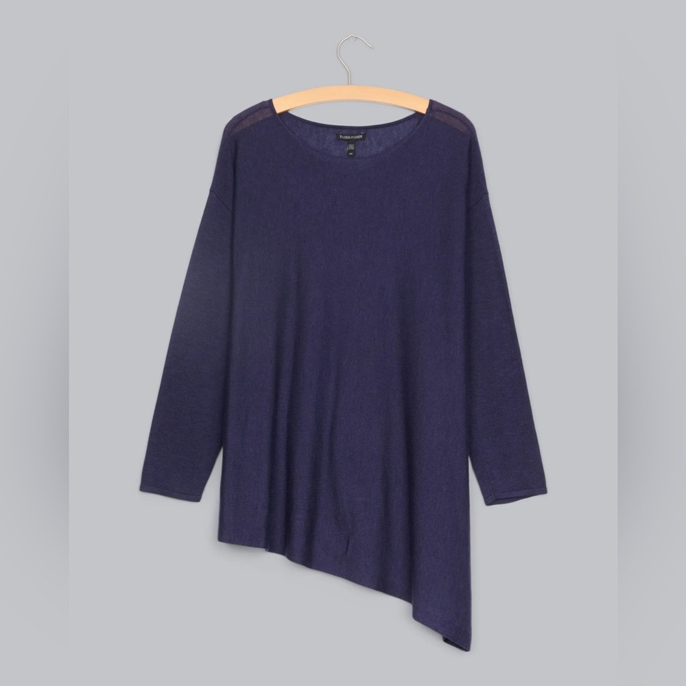 Eileen Fisher Sleek Tencel Merino Knit Pullover size XL pristine new condition